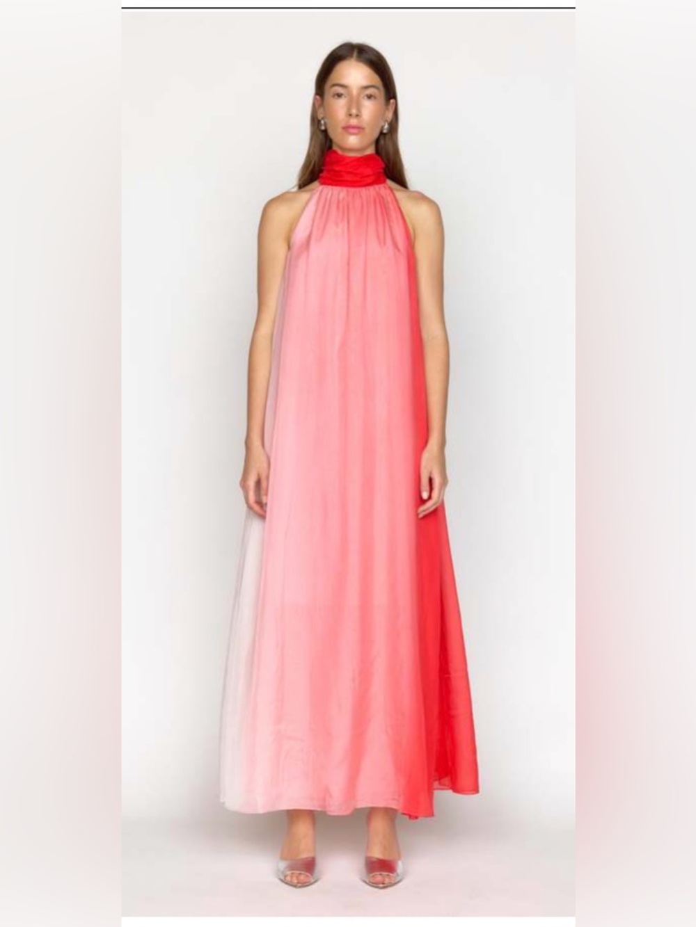 Christy Lynn felicity dress pink dip dye